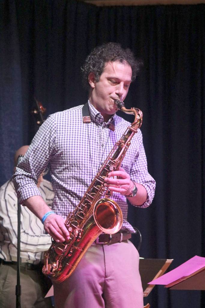 Paul Gillespie solos during the ensembles second set of the night. Evan Pappas/Staff Photo