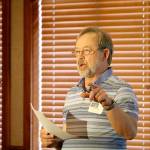 North Bend Mayor Ken Hearing delivers his State of the City presentation at the Snoqualmie Valley Chamber of Commerce Luncheon. Evan Pappas/Staff Photo