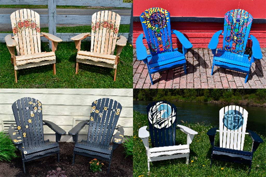 Left to right, top to bottom: Sugar Skull Fiesta by Ronda Bergman, Sitting Pretty by Kerry Beymer, Roses by Emily Creed, Search for the Miraculous by Kristin Lockwood, Poppies by Lola Ridgley-Wagar, and Moon Valley by Harry Roberts.