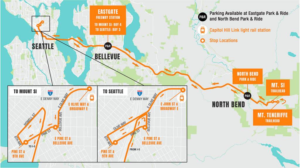 ‘Take transit from Capitol Hill to Mount Si’