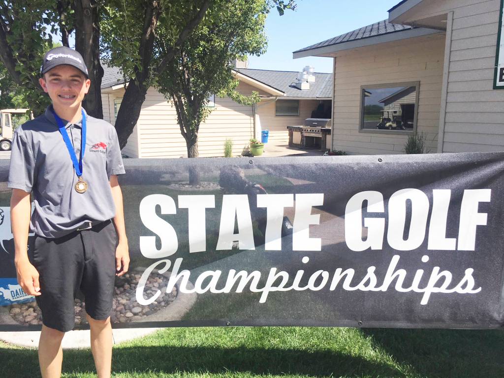 Drew Warford snagged the 4A state golf title. Photo courtesy of Robert Bostwick