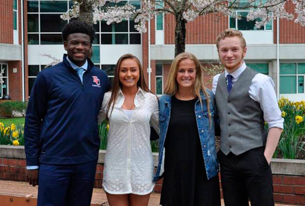 Left to Right – Orlando Ashford, Alexandra Blockhus, Madison McMaster and Evan Abraham