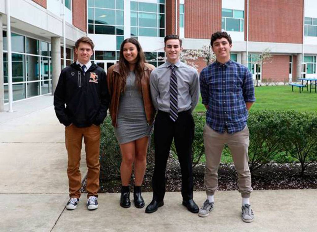 Left to Right – Liam Gray, Alexandra Tiryakioglu, Andrew Muth and Hunter Jimenez