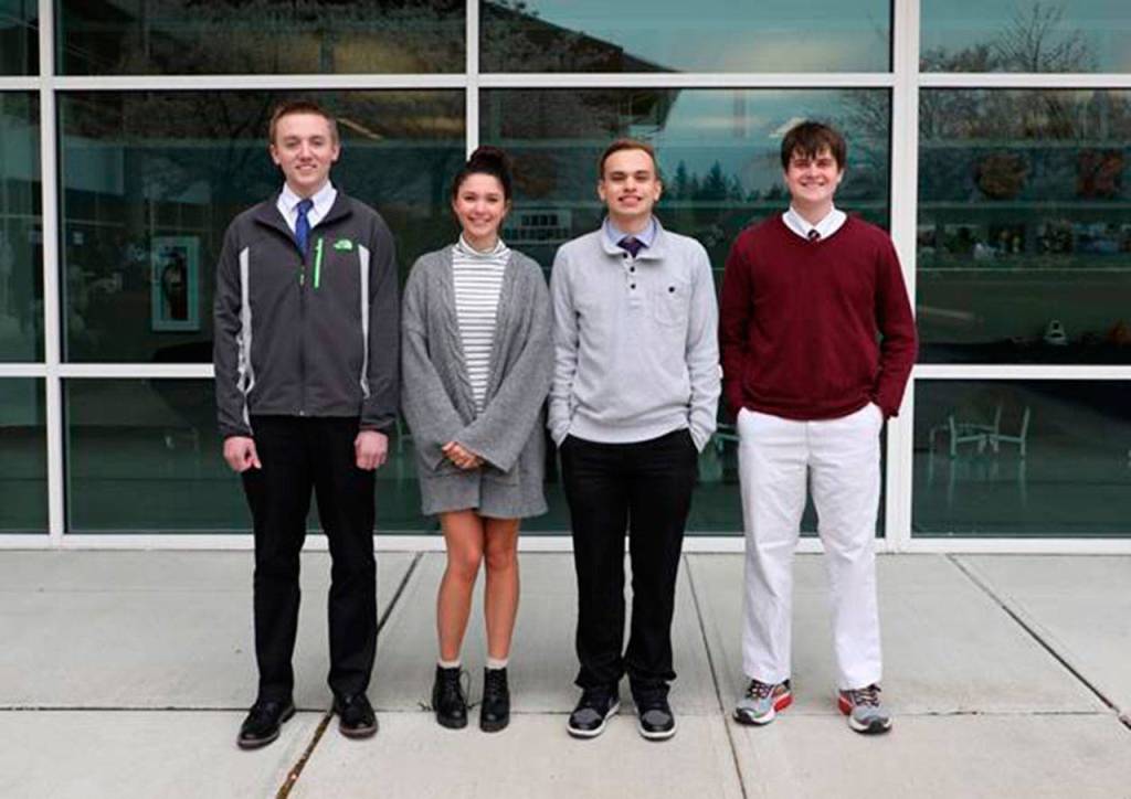 Left to Right – Kevin Hood, Emily Griffin, Aaron Simons and Sean Murphy