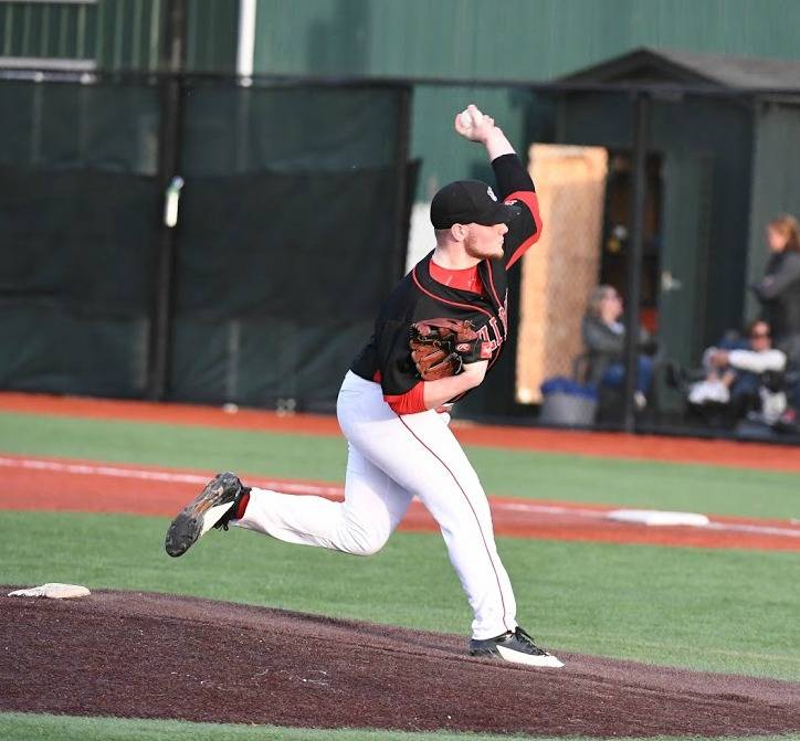 Tank Brewster fires away during a 4A KingCo game this season. Photo courtesy of Calder Productions