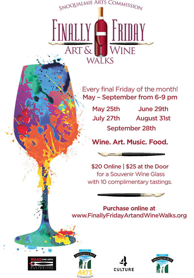 Promotional poster courtesy of the Snoqualmie Arts Commission