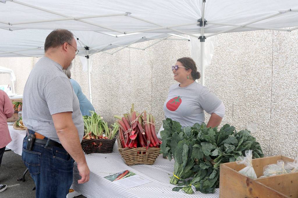 Produce from local farmers were featured at the downtown Snoqualmie Farmers Market. Evan Pappas/Staff Photo