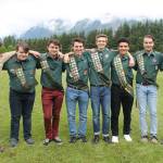 The eight scouts pose with their accumulative badges after earning their Eagle Scout ranks. Photo courtesy of Troop 466                                Eight scouts from Boy Scout Troop 466 of North Bend earned the highest rank of Eagle Scout: Ashton Fender, Will Huestis, Joey Lane, Ethan Luxton, Maddox Malcolm, Joseph Nassar, Griffin Nicolino and Zach White. Photo courtesy of Carolyn Malcolm/Snoqualmie School District