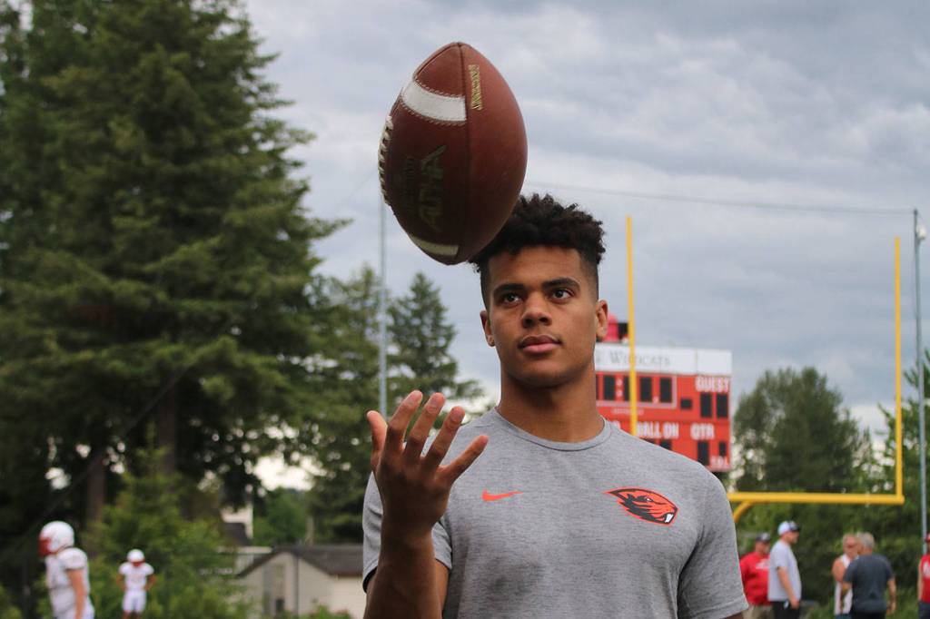 Irish set to continue his football career at Oregon State