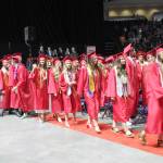 Mount Si High School students walk into their graduation ceremony. Photo courtesy of Mount Si High School