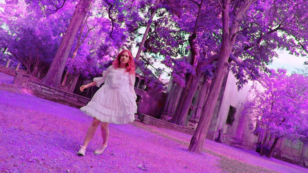 A still from Mitzi Peirones film Braid, described as a fever dream that is blurring the line between dreams and reality. Courtesy of the North Bend Film Festival