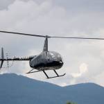 Atomic Helicopters provided rides to attendees of the event all day. Evan Pappas/Staff Photo
