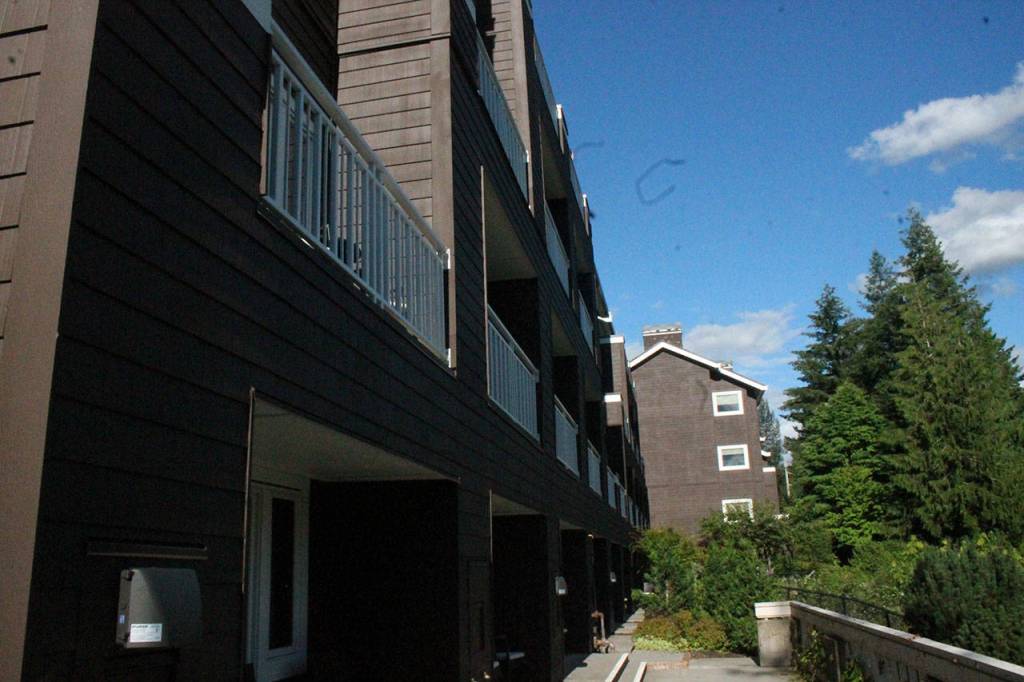 Part of the renovation at the Salish Lodge and Spa included a facelift for the exterior facing the Snoqualmie River. Aaron Kunkler/Staff photo