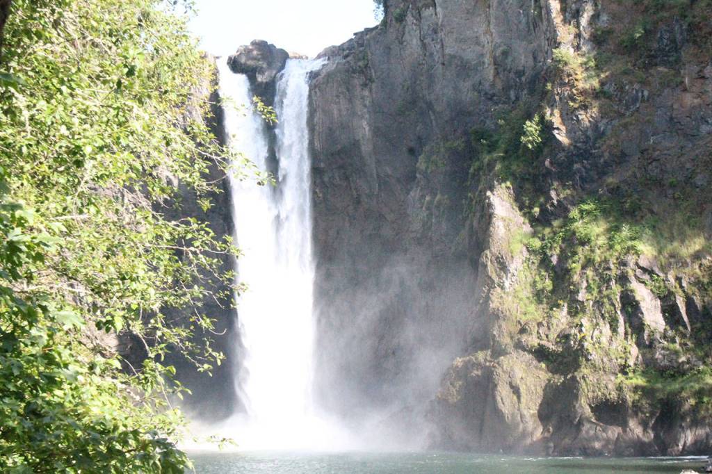 The Salish Lodge and Spa overlooks the iconic Snoqualmie Falls. The falls are seen here from a lookout at the bottom of the Snoqualmie Falls Trail. Aaron Kunkler/Staff photo