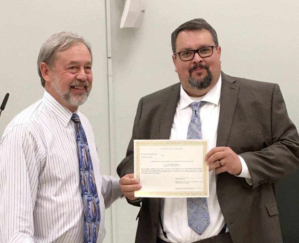 Chris Garcia was appointed to the North Bend City Council on July 10. Courtesy Photo