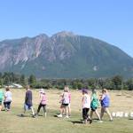 Mount Si provided the backdrop to the Relay for Life course around Tollgate Farm Park. Evan Pappas/Staff Photo
