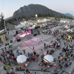 A birds eye view of the North Bend Block Party on Saturday evening. Photo courtesy of Mary Miller.