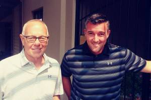 Mike Seal, left, and his son Ryan are owners of the Sigillo Cellars winery which is hoping to build a new production facility in downtown Snoqualmie. Aaron Kunkler/staff photo