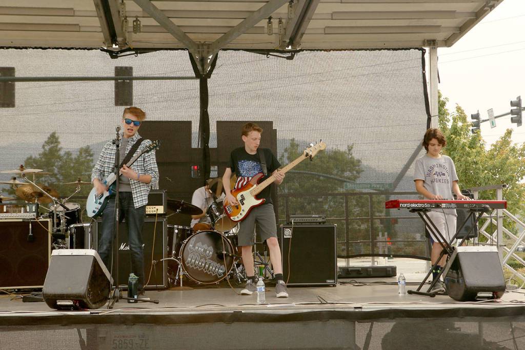 Local band Lights Out plays on the Block Party Main Stage in 2017. (Joe Dockery/Courtesy Photo)
