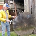 Duane Isackson sharpens a saw at the mill. The tour will run from 3:30 to 4:30 p.m. on Saturday, Sept. 22. Courtesy Photo