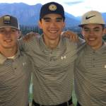 Mount Sis team captains, from left, senior Cole Bostwick, senior Jack Murphy and junior Nate Harris. Courtesy of Robert Bostwick