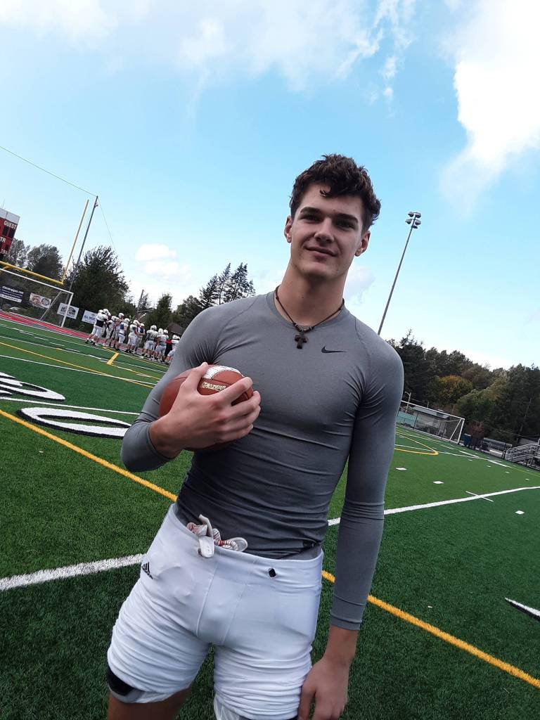 Mount Si senior wide receiver Jonny Barrett has hauled in 12 touchdown passes this season. Andy Nystrom / staff photo