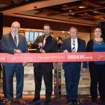 Stakeholders pose during a ribbon cutting ceremony for new deli at Snoqualmie Casino. Courtesy photo