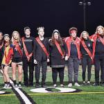 Mount Si High School Homecoming court. King and Queen, Josh York and Madyson Ford, are part of the schools special education program. Members of the court include Joe Waskom, Bella Gerlitz, Colby Green, Emi Yoshikawa, Tatum Dalgleish, Ryan Horn, Mateo DiDomenico, Parker Wutherich and Kevin Corder. Photo courtesy of Calder Productions.