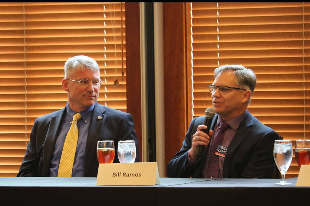 Legislatvie District 5 candidates speak at Chamber of Commerce forum in Snoqualmie