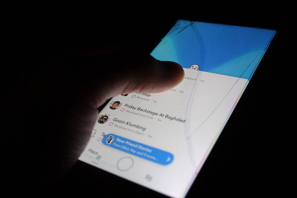 The suspect made disturbing posts, including guns and threats, on Snapchat, a popular image- and video-based social media app. Kailan Manandic, Photo Illustration