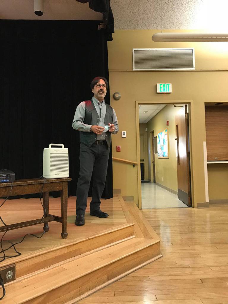 Fredi Lajvardi, a former teacher at Carl T. Hayden Community High School in Phoenix, Arizona, shares his and his students story about how they won an underwater robot competition against college students in 2004. Samantha Pak/staff photo