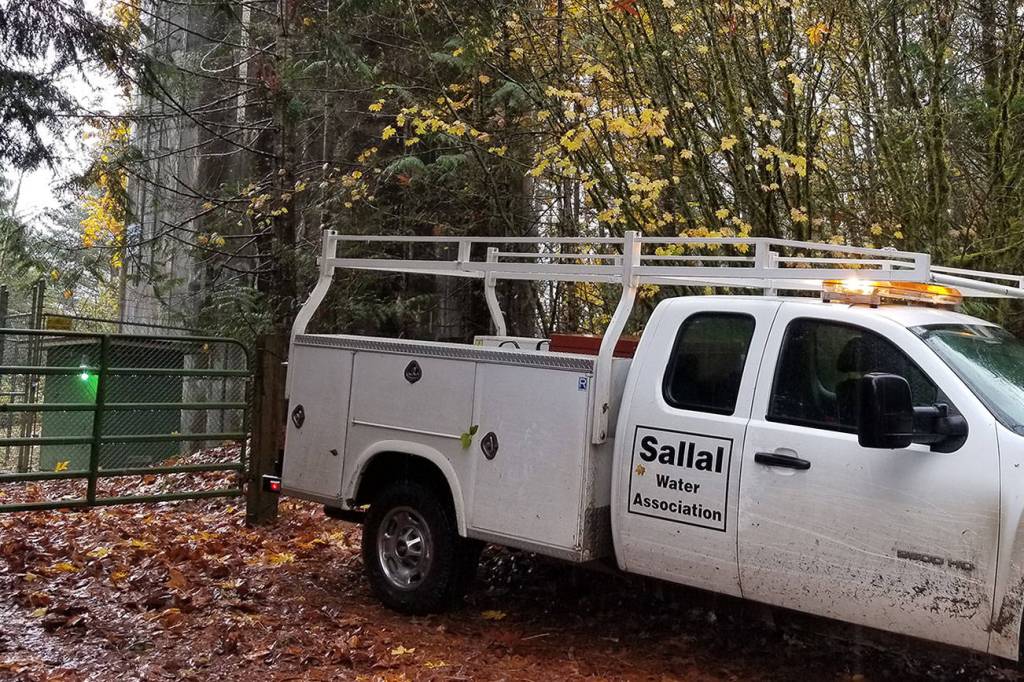 Sallal announced that they made repairs to the vandalized water tank on Nov. 3. They are still awaiting test results before lifting the no drink order. Photo courtesy of Sallal Water Association