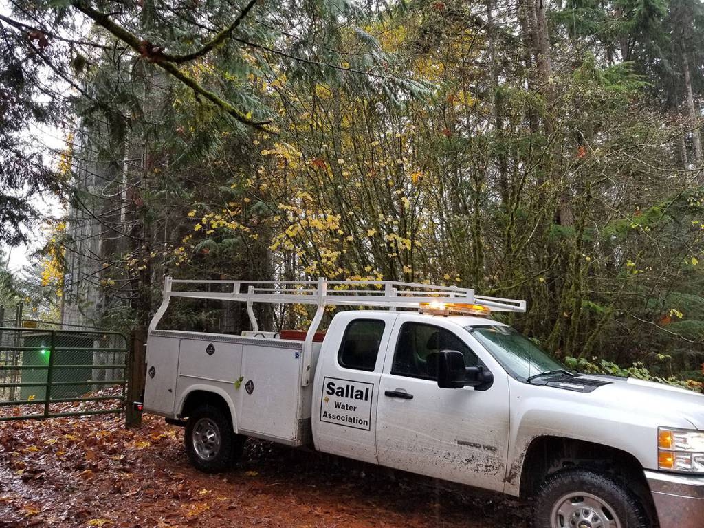 Sallal announced that they made repairs to the vandalized water tank on Nov. 3. They finished test results and lifted the no drink order on Nov. 10. Photo courtesy of Sallal Water Association