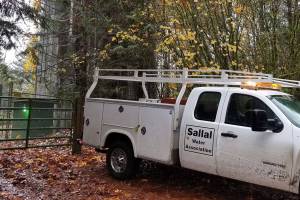 Sallal announced that they made repairs to the vandalized water tank on Nov. 3. They finished test results and lifted the no drink order on Nov. 10. Photo courtesy of Sallal Water Association