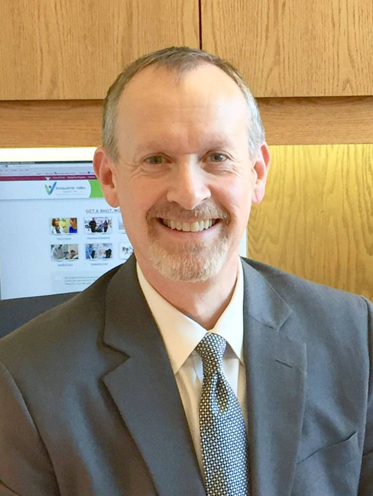 Snoqualmie Valley Hospital CEO Tom Parker has announced his resignation from the position. He will be moving to Mammoth Lakes, California, to take on the CEO role at Mammoth Hospital. Courtesy Photo