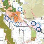 Some of the park land that is being looked at for possible acquisition is identified in a new map released by Si View Metro Parks. Courtesy Image