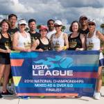 Adult tennis squad takes second at nationals