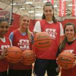 From left to right, Nitika Kumar, Joelle Buck, Sela Heide and Jenae Usselman. Andy Nystrom / staff photo