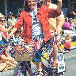 Lee Grumman and Jim Berger, Mayor and Deputy Mayor of Carnation, at the 2011 Fourth of July Parade. Courtesy Photo