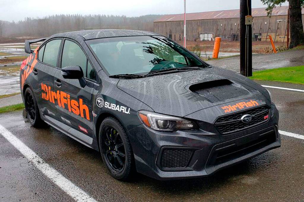 Dirtfish teaches each of its students behind the wheel of a Subaru thats been modified by Dirtfishs own shop crew. Drew Stuart/ Staff Photo
