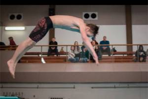 Shriner jumps into the diving world