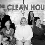 The Clean House cast. From left: Terry Boyd, Carolynne Wilcox, Cindy Giese French, Devika Bhagwat, and Amy Gentry. Hey Mahea! Photography.