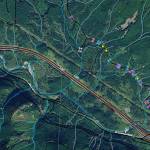 A map of the planned Grouse Ridge Road improvements showing the locations of the various culvert sites along the road. Courtesy Photo