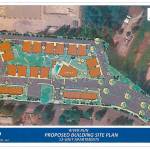 The proposed building site plan for the River Run apartments submitted in December of 2018. Courtesy Image