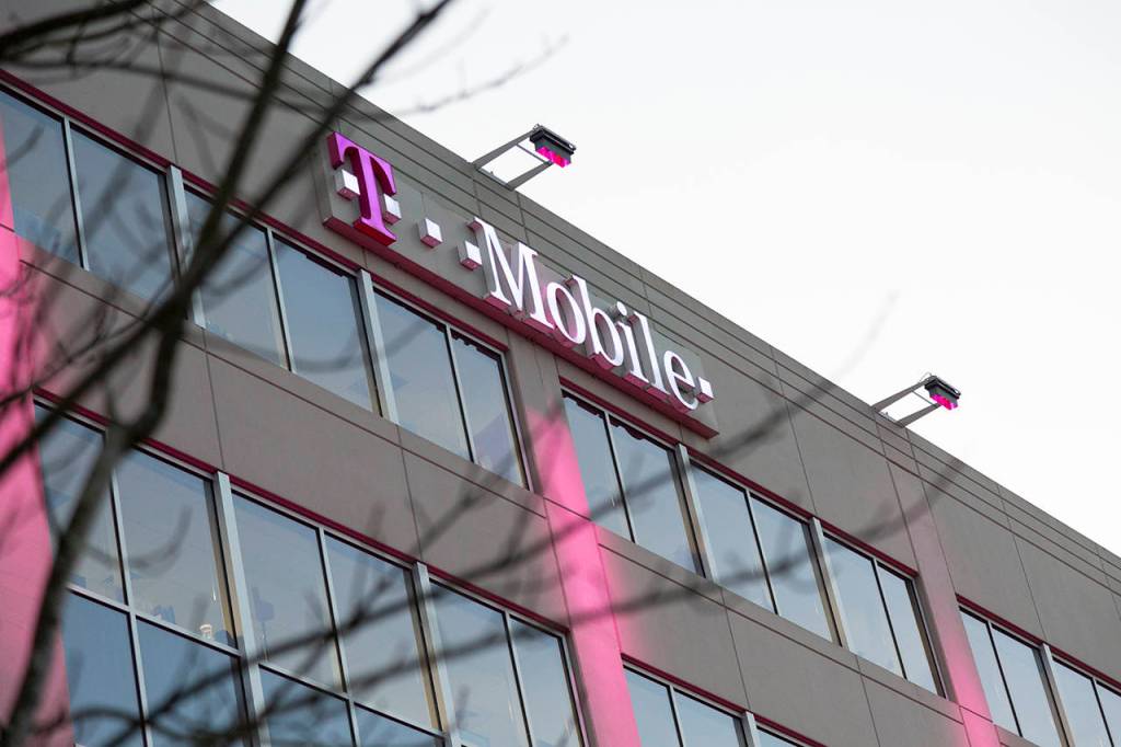 The T-Mobile Bellevue headquarters is the site of the alleged crimes committed by Huawei. Ashley Hiruko/staff photo