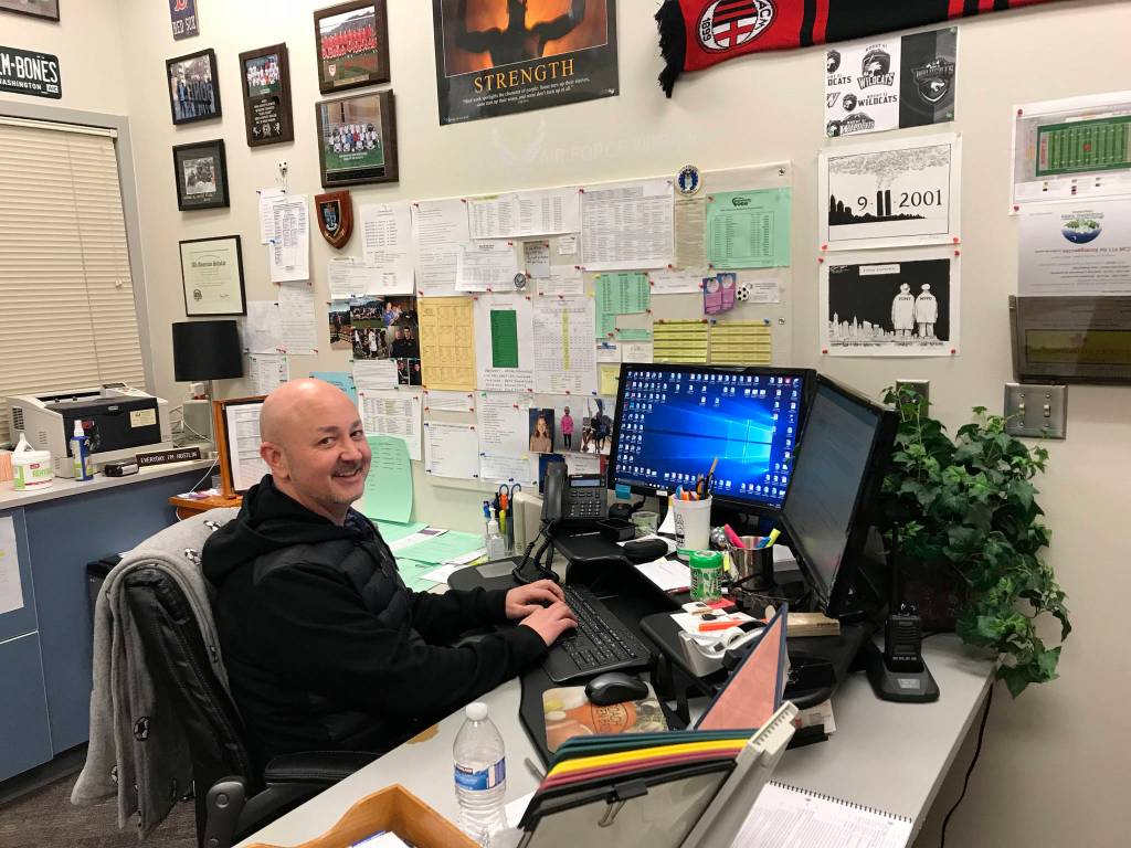 Mount Si Wildcats Athletic Director Darren Brown, who is in his second year as the schools athletic director. Brown has worked in the Snoqualmie Valley School District since 2002. Shaun Scott, staff photo