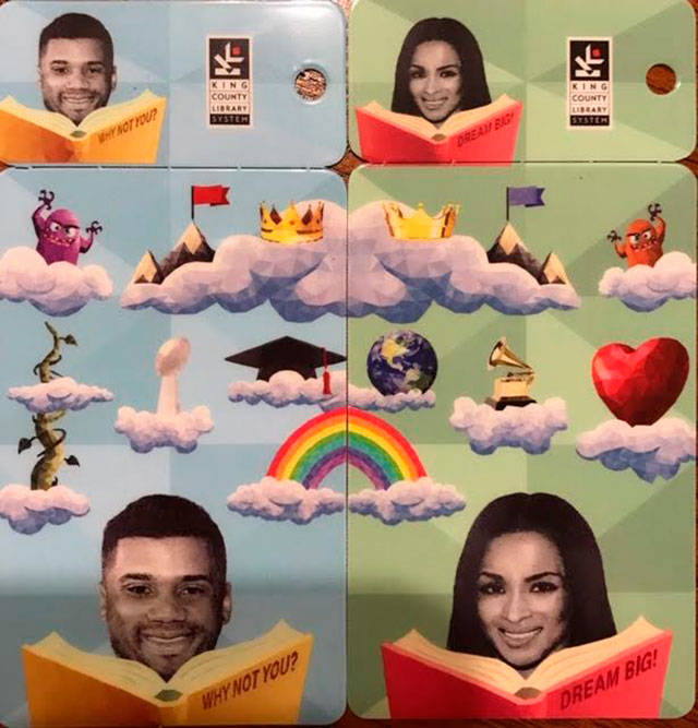 These limited edition library cards will be available at all 48 King County Library System libraries and all 83 JPMorgan Chase locations in King County now through June while supplies last. Photo by Kayse Angel