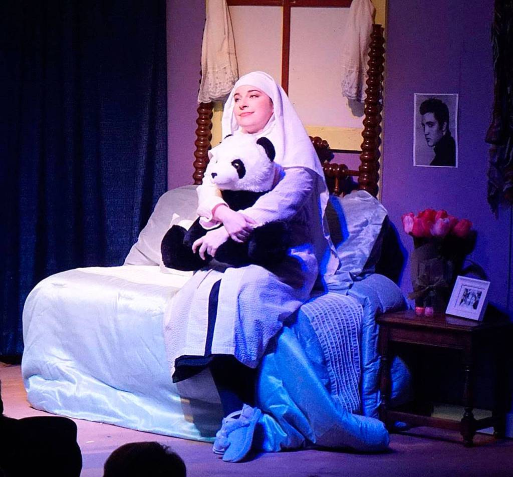 Holly Madland as Sister Leo in Nunsense. Photo courtesy of René Schuchter.