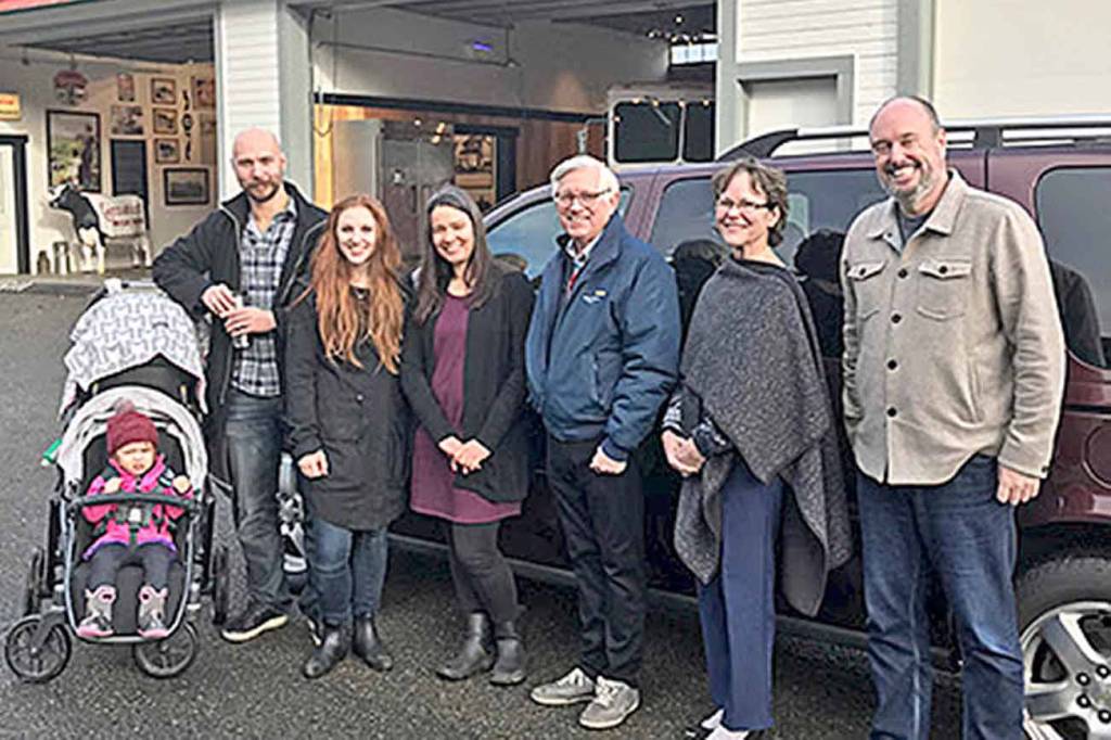 Councilmember Kathy Lambert from District 3, donated a retired King County Metro van to Carnation Farms. The donated van will benefit the farm in transporting kids to and from educational programs. Photo courtesy of King County council.