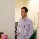 Arthur Hwang is also an AtWork! client hired at the law firm. Hwang works loading paper into printing machines and cleaning the staff room. Stephanie Quiroz/staff photo